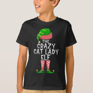 Camiseta Gato Louco Lady Elf Matching Family Pajam