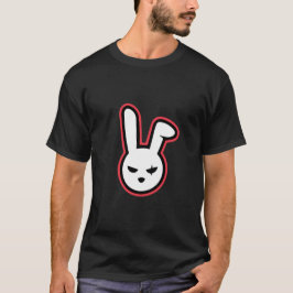 Camiseta Gato louco preto bonito ilustrado