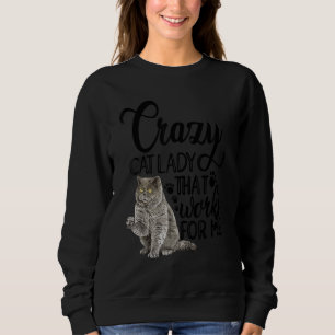 Camiseta Gato Louco Que Funciona Para Mim Pet De Gato
