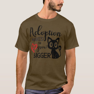 Camiseta Gato Louco, Senhora, Gato Negro, Gato de Adoção C