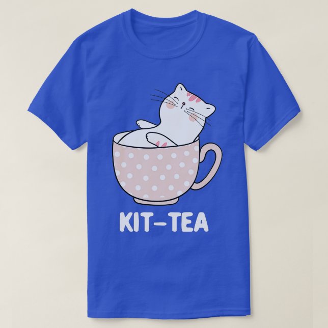 Camiseta Gato Lover e Tea Lover, Kit-Tea - 5 - (Frente do Design)