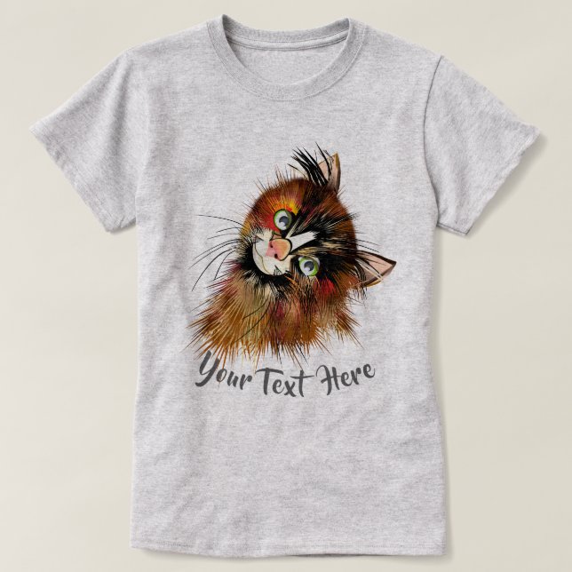 Camiseta GATO LOVER | Gato de Gato Selvagem (Frente do Design)