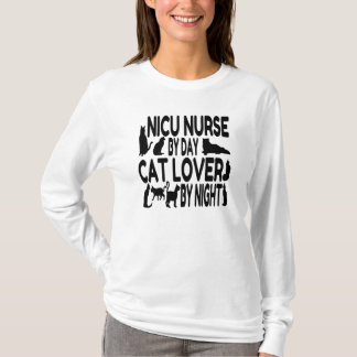 Camiseta Gato Lover NICU Enfermeiro