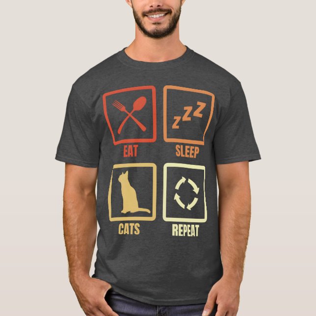 Camiseta Gato Lover Routine amigo (Frente)