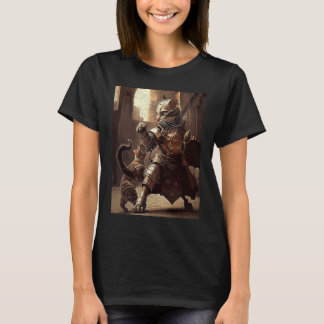 Camiseta Gato Lutando Steampunk