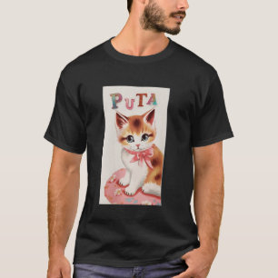Camiseta Gato Macho Alfa Kitten Engraçado Puta Filhote
