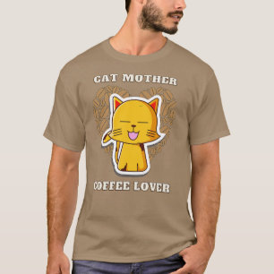 Camiseta Gato mãe amante do café 221