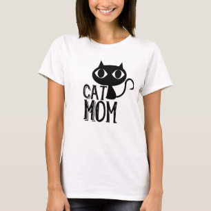Camiseta Gato, mãe, bobagem de gato engraçado
