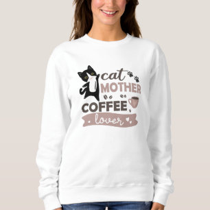 Camiseta Gato Mãe Café Amassado Gato De Café Xícara De Café