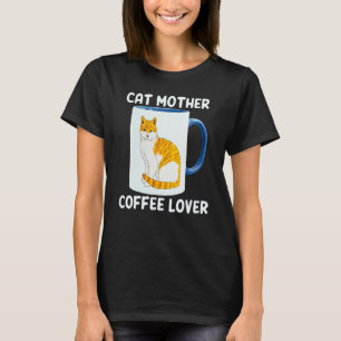 Camiseta Gato Mãe Café Felino Gatinho