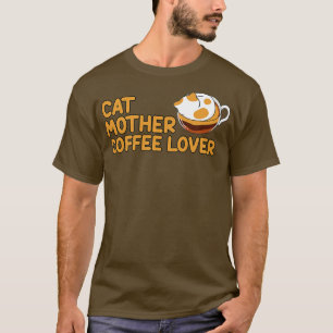 Camiseta Gato Mãe Café Lover Gato Mãe Café Ful