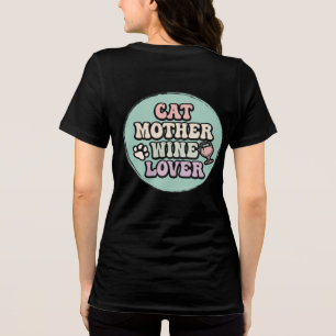 Camiseta Gato Mãe Vinho Frio - Pet Paren Engraçado e Clássi