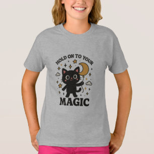 Camiseta Gato Mágico Lua