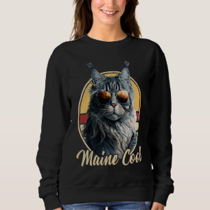 Camiseta Gato Maine Coon Roupa Retro Maine Animal Legal Kit