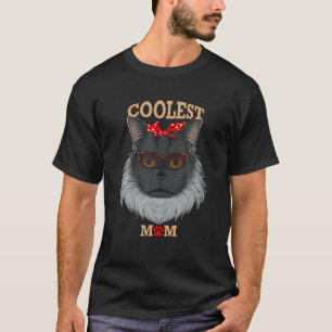 Camiseta Gato Mais Legal Mãe Eu Mato Gato Gato Mãe Eu Mato