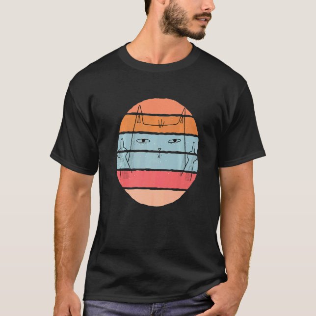 Camiseta Gato mal-humorado (Frente)