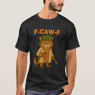 Camiseta Gato Mal-Humorado F-CAW-F Engraçado