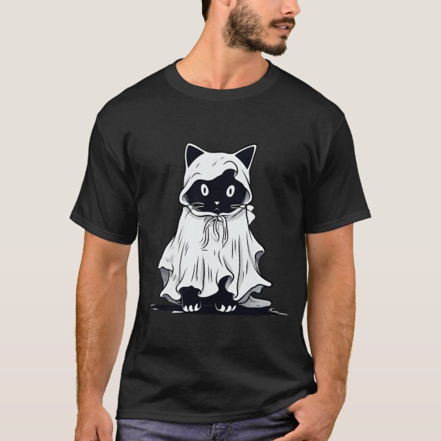 Camiseta gato malhado (Frente)