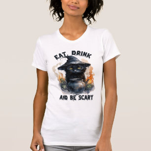 Camiseta gato malhado