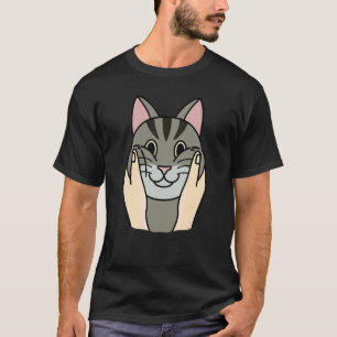 Camiseta Gato Malhado de Bochechas Gorduchas Pet