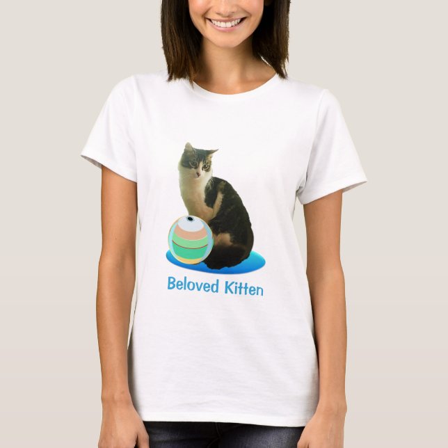 Camiseta Gato Malhado Fofo (Frente)