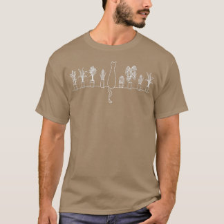 Camiseta Gato maluco e Sapatos das Plantas Lady Cactus Sucu