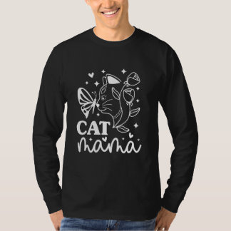 Camiseta Gato Mama Bonita Borboleta Cuja Gama
