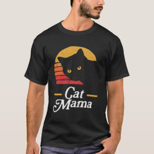 Camiseta Gato Mama Oitenta Estilo Gato Desapontado