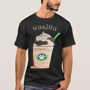 Camiseta Gato Marrom Baunilha Fofo Animais Pet Catpuccino C