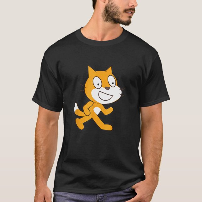 Camiseta Gato Mascote Oficial da Linguagem de Programação S (Frente)