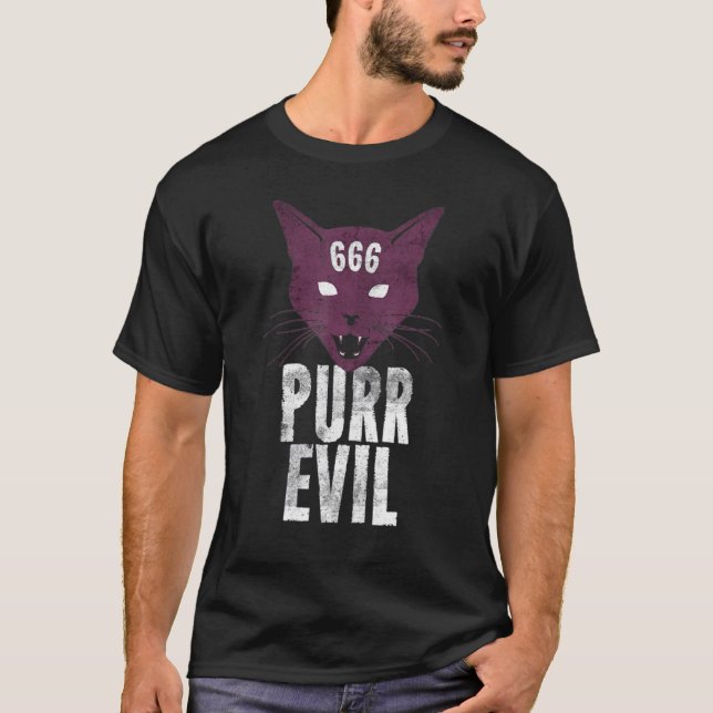 Camiseta Gato Mau Ronronar Para Gato (Frente)