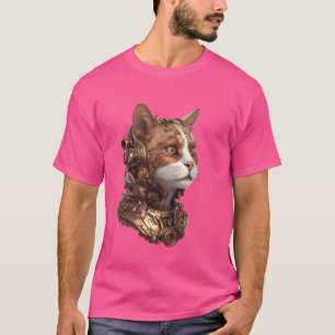 Camiseta Gato Mecânico Gato-Vinho-Gato-Gato-Gato-Gato-Robô
