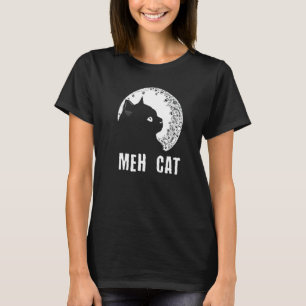 Camiseta Gato Meh Gato Humor Gatinho Introvertido Mãe de