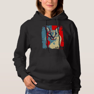 Camiseta Gato meme Big Floppa Fofo Gato Caracal retrô angus