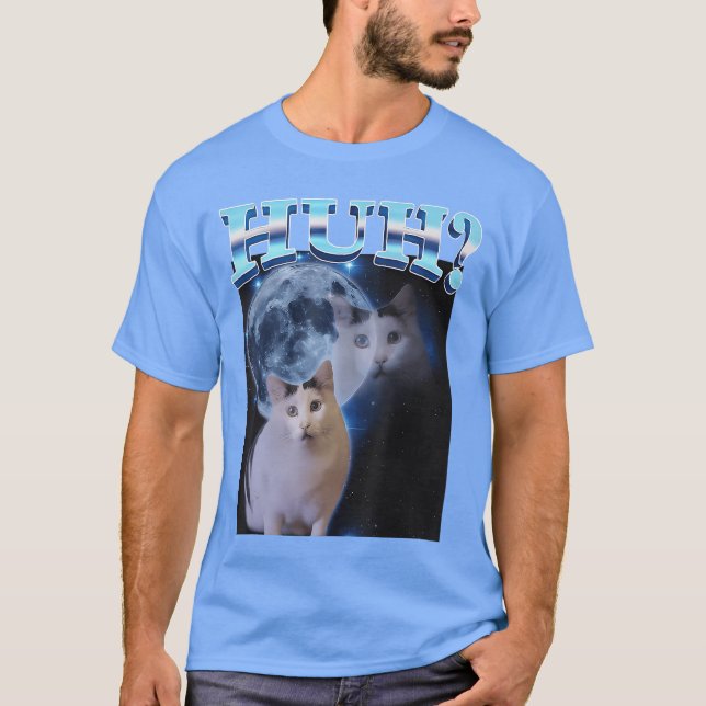 Camiseta Gato Meme Engraçado e Sem Noção Presentes Feios Ga (Frente)