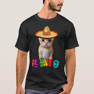 Camiseta Gato Meme Gato Mexicano Latino Munchkin Gatinho Ci