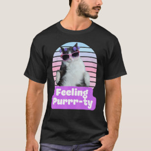 Camiseta Gato Meme Hilário Kitty Felino Sentimento Purr ty