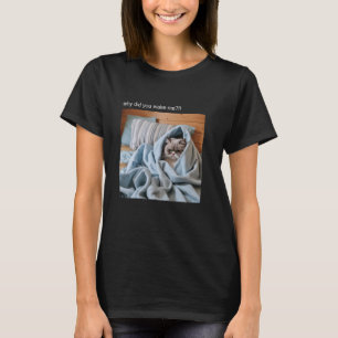 Camiseta Gato Memória Bobo Gato Gatinho Engraçado Meow Seu