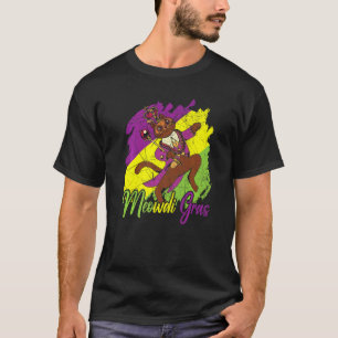 Camiseta Gato Meowdi Gras Mardi Gras Nova Orleans Louisian