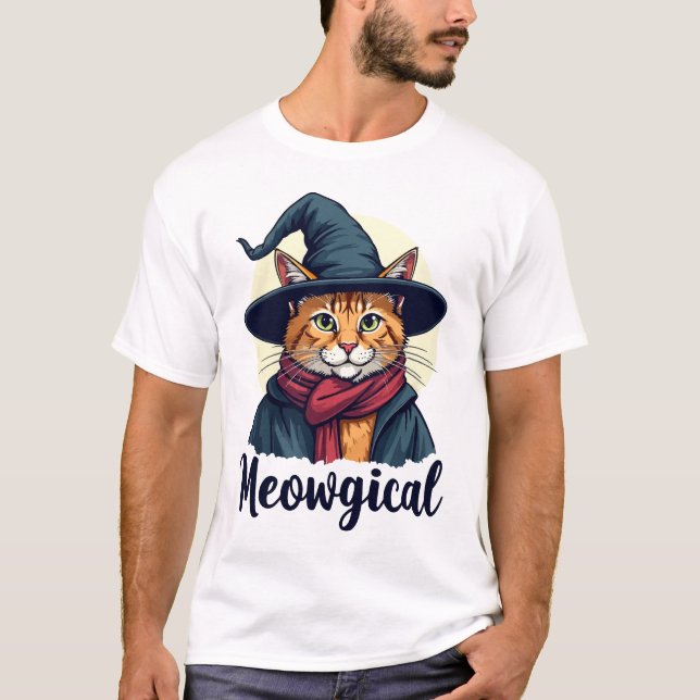 Camiseta Gato meowgical (Frente)