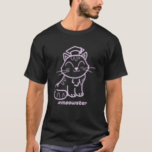 Camiseta Gato Meowster Formatura Graduado Bacharel Mestrado