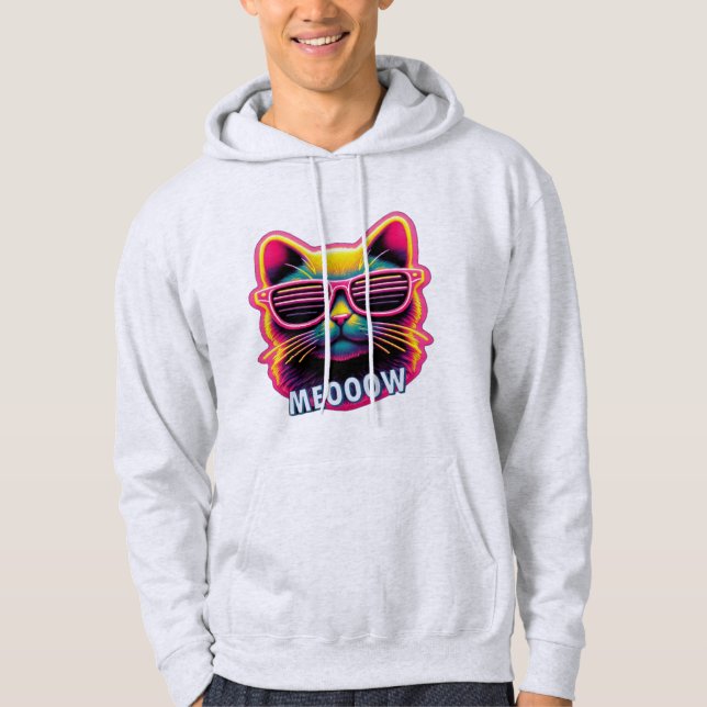 Camiseta Gato Mia com óculos de sol (Frente)