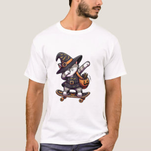 Camiseta Gato Mia Debbing Em Skateboad Roupas Crianças Hall