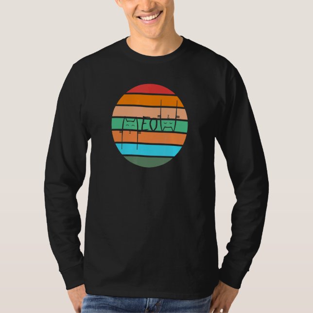 Camiseta Gato Mia Sol Poente (Frente)