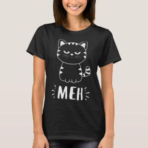 Camiseta Gato Moguoso Adora Mulheres Meninas Gato - Gato En