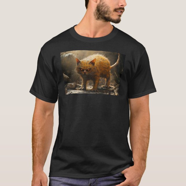 Camiseta Gato monstro  (Frente)