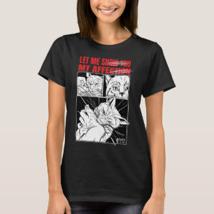 Camiseta Gato Mordida Afetação Mulher Negra