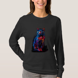 Camiseta Gato Motif Amante de os animais Floresta Pet Natur