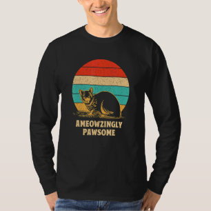 Camiseta Gato Motivacional Ameowzivelmente Incrível Mãe de 