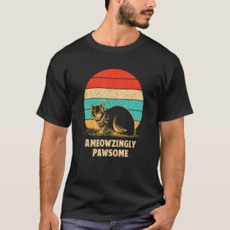 Camiseta Gato Motivacional Incrivelmente Incrível da Mamãe 